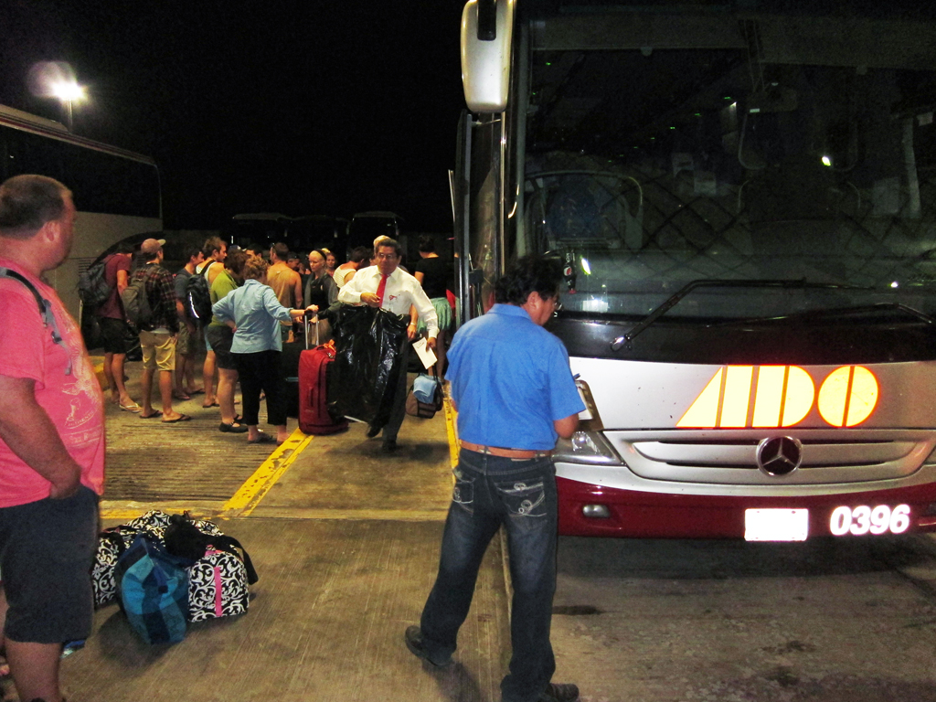 ADO Bus from Cancun Terminal direct to Belize City 