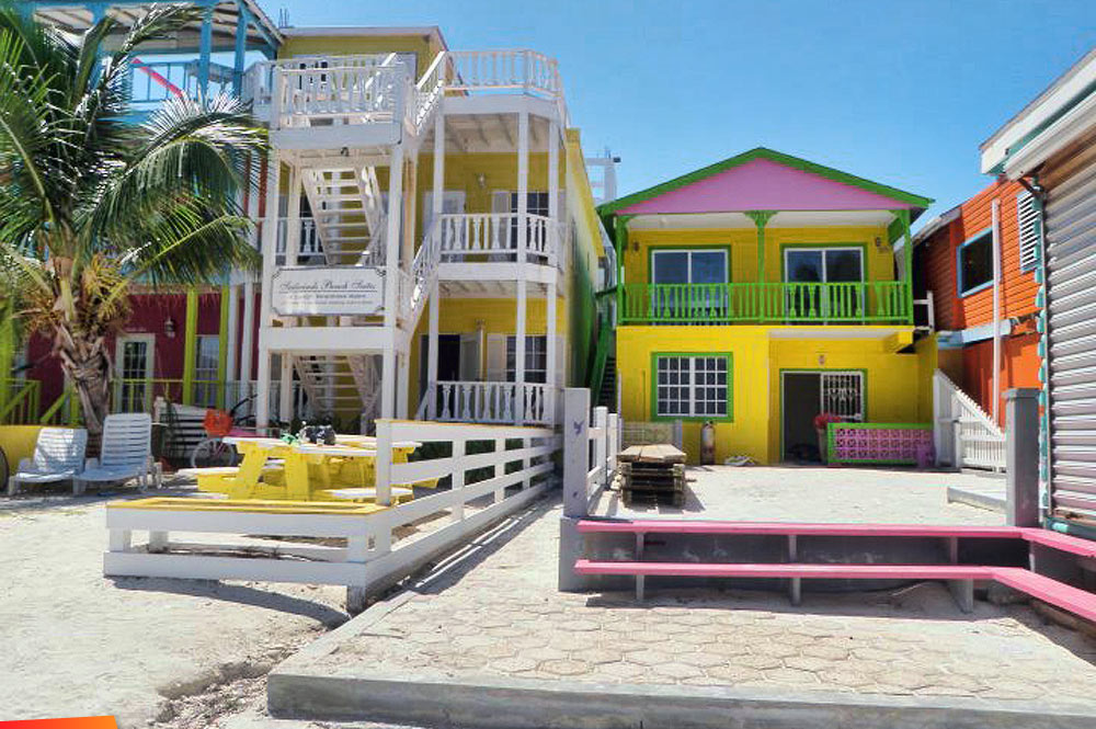 Kokomo Beach Hotel ~ Sailwinds Beach Suites ~ Diane's Beach House - at Caye Caulker.