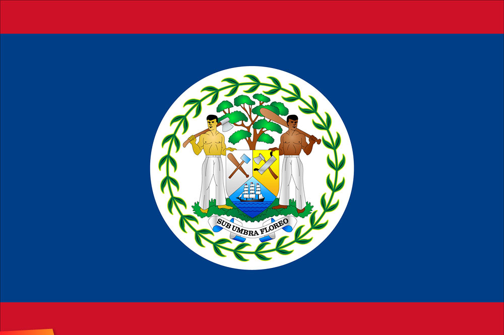 Flags of Belize in History