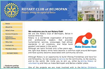 We are the Rotary Club of Belmopan, Belize in Central America. Rotary is a worldwide organization of business and professional leaders that provides humanitarian service, encourages high ethical standards in all vocations, and helps build goodwill and peace in the world. Although we were formed only a few years ago, the light blue Rotary shirts have become a common sight around Belmopan and have quickly become associated with community service.
