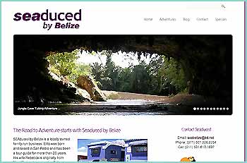 SEAduced by Belize  is a locally owned family run business.  Their aim is to provide each and every one of their guests with memorable adventures while they maintain the highest standards to protect the environment. Together they attend to every detail of their tours.  Elito or one of their local licensed guides, Sylvin, Oliver or Allen will show the splendor of their country, share their knowledge of the history and provide entertainment when you join them on their adventures.