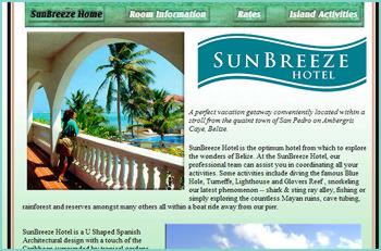 SunBreeze Hotel is a U Shaped Spanish Architectural design with a touch of the Caribbean surrounded by tropical gardens overlooking the Caribbean Sea. We are centrally located at the immediate south side of the heart of the town with easy access to every means of entertainment and water sport activity. Our oceanfront restaurant, Blue Water Grill, overlooks the pristine waters of the Caribbean Sea serving breakfast, lunch and dinner specializing in Island Cuisine with a Twist.