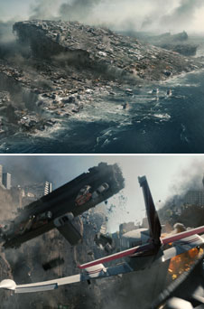 Scenes from the upcoming film 2012. Courtesy Columbia Pictures.
