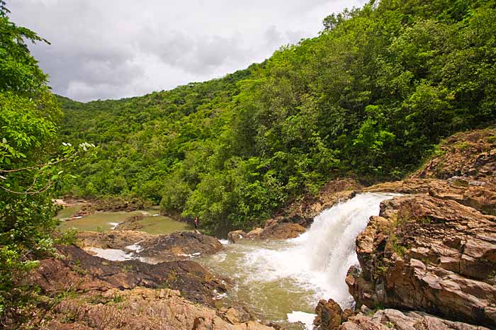 Picnic by a waterfall with Ka'ana Belize