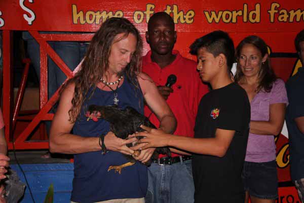 World Famous Chicken Drop, San Pedro, Belize