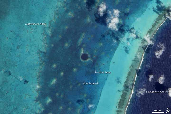Click for large image of Lighthouse Reef Atoll