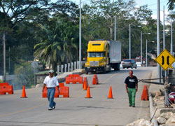 The Guatemalan border.