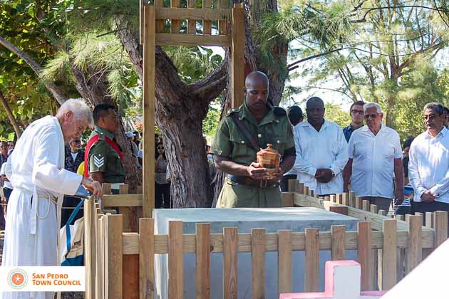 Louise "Cuz" Sylvestre's State Funeral Services in Caye Caulker on March 14, 2014