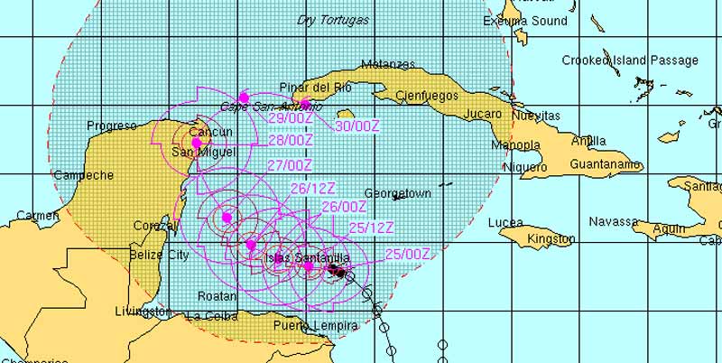 Hurricane Rina - Ambergris Caye Belize Message Board