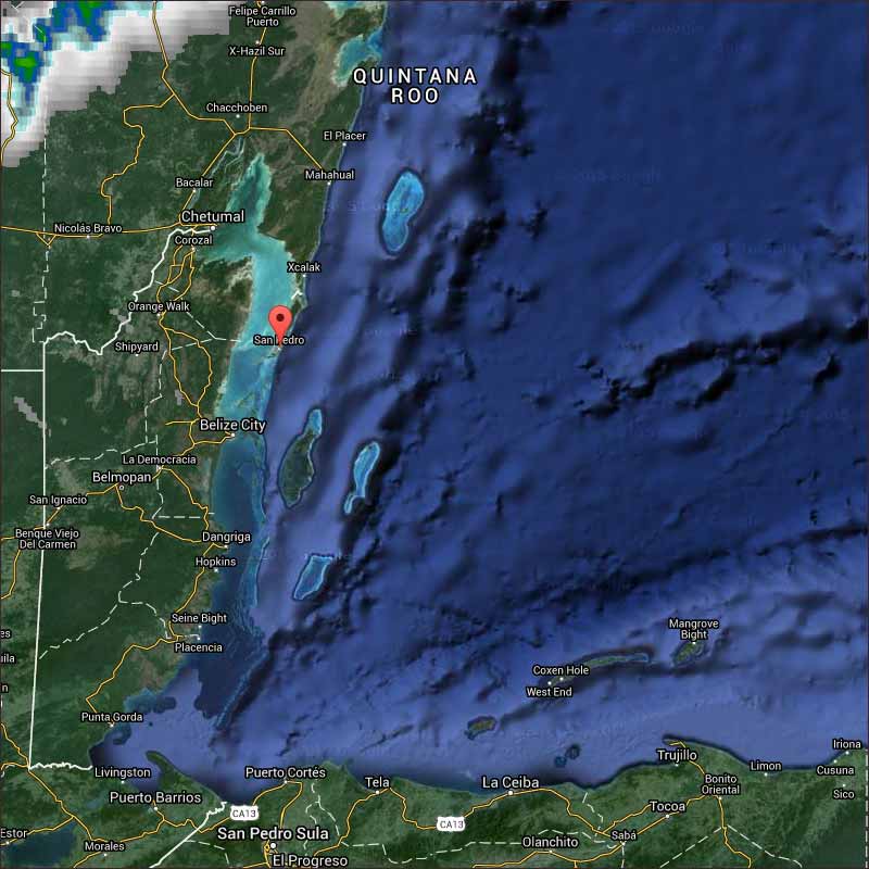 Belize Weather Forecast January 19, 2016 Ambergris Caye Belize