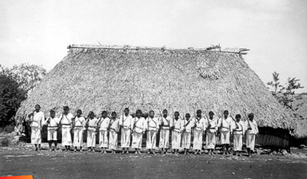 Cruzoob Maya rebels during the caste war