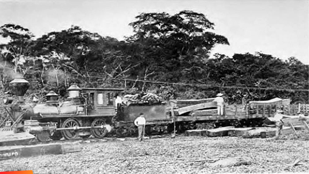 Railway in the Orange Walk District, Gallon Jug, about 1900