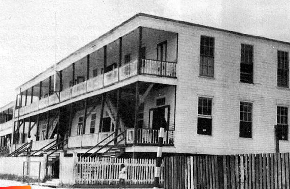 Old St. John's Primary School before the 1931 Hurricane