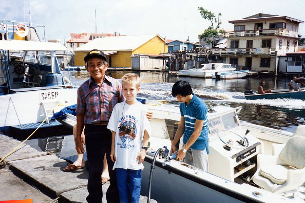 Mr Tony Vega with Patrick Keating & John Quan, 1987
