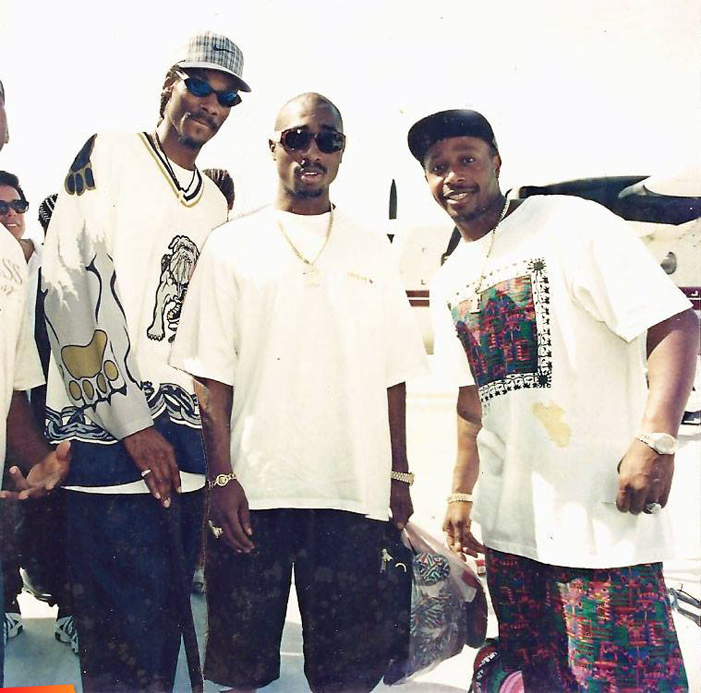 Tupac, MC Hammer, and Snoop Dog on Ambergris Caye, long ago