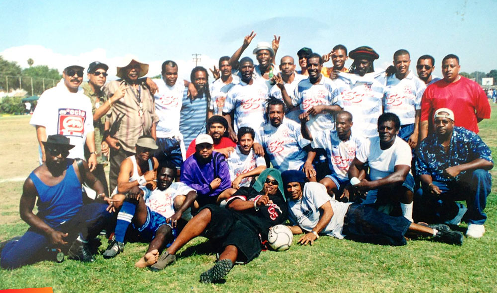 This classic photo celebrates some of the greatest Belizean male athletes of all times
