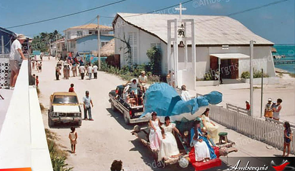 Miss San Pedro Parade on Front Street, 1986