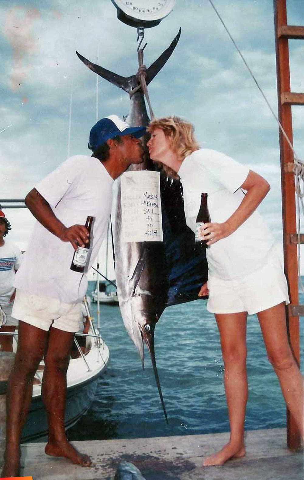 Marsha and Freddie and the Big Fish! They won! About 1989