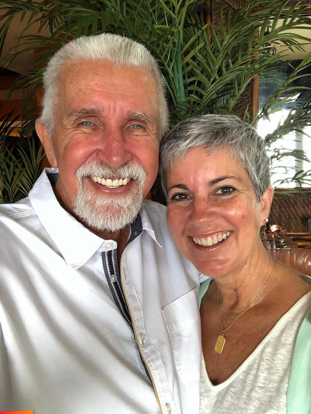 Richard Headrick of Ramon's Village Resort and his wife Gina