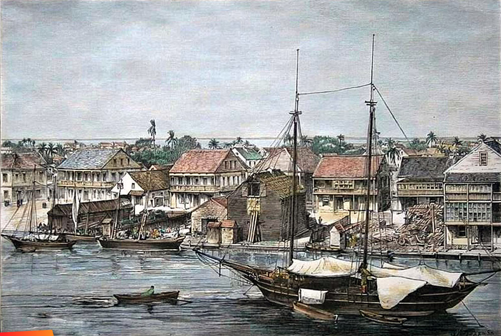 Belize City Harbour, late 1800's