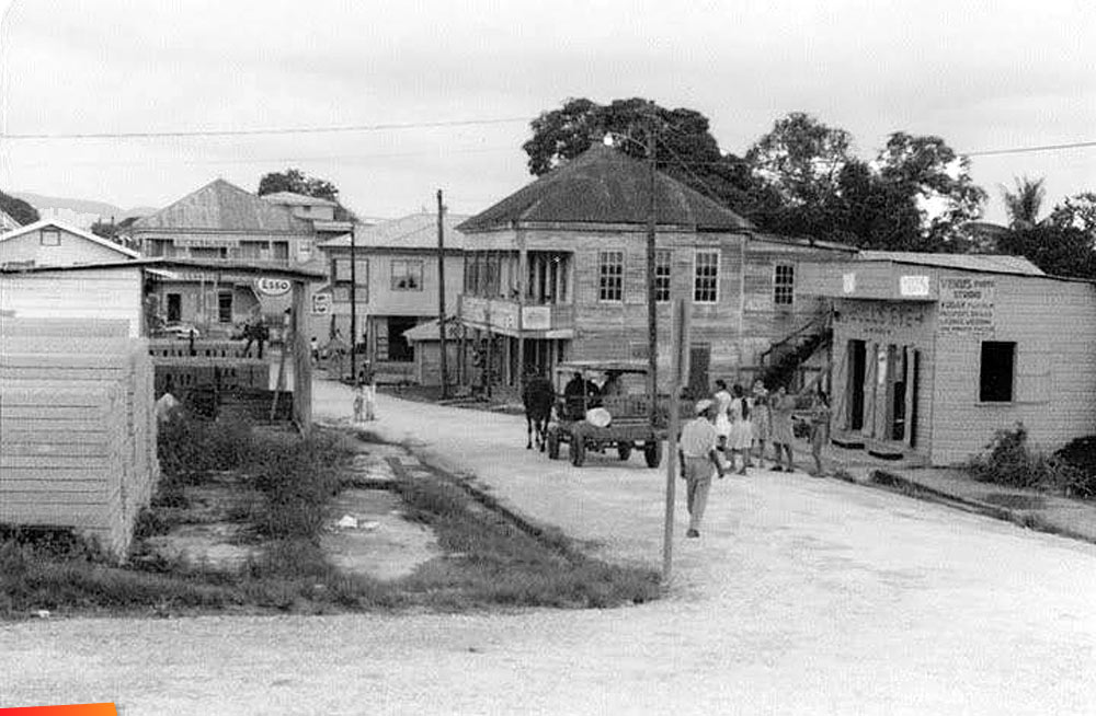 Burns Avenue, San Ignacio, Cayo, long ago