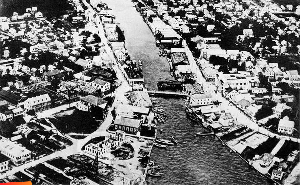 Aerial Belize City - 1928