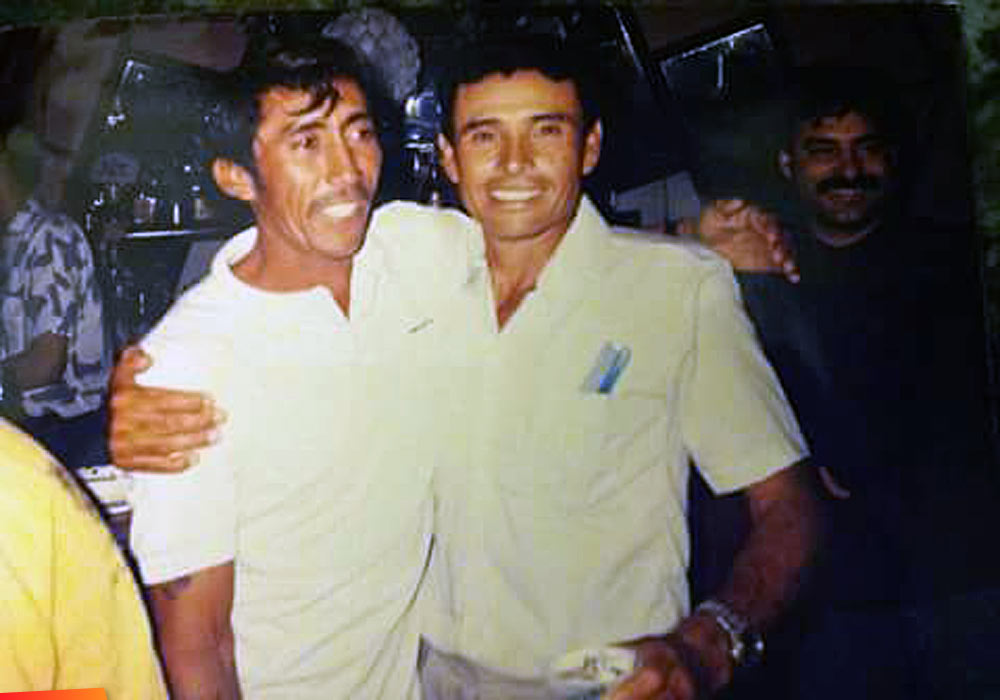 Claudio Trejo and Eduardo Brown, long ago