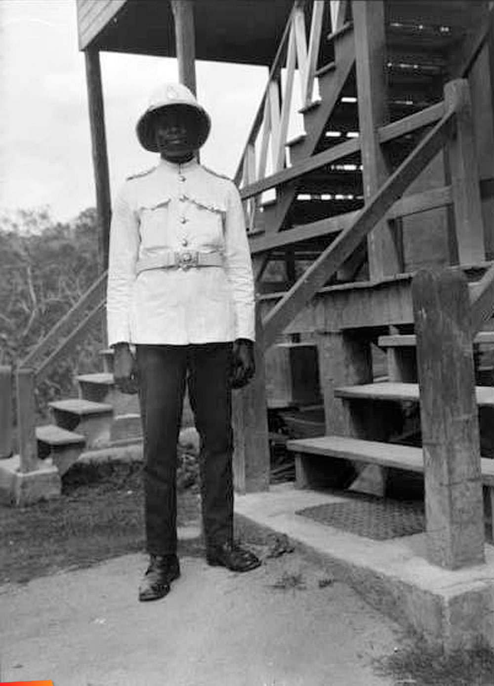 Belize City policeman in the 1920's