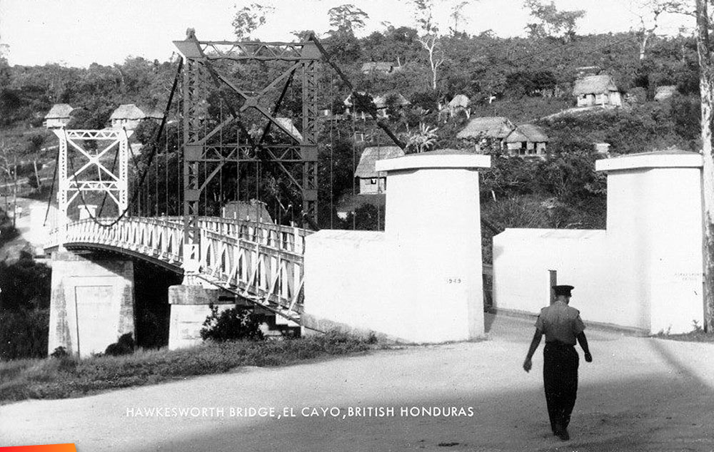 Hawkesworth Bridge El Cayo, British Honduras, long ago
