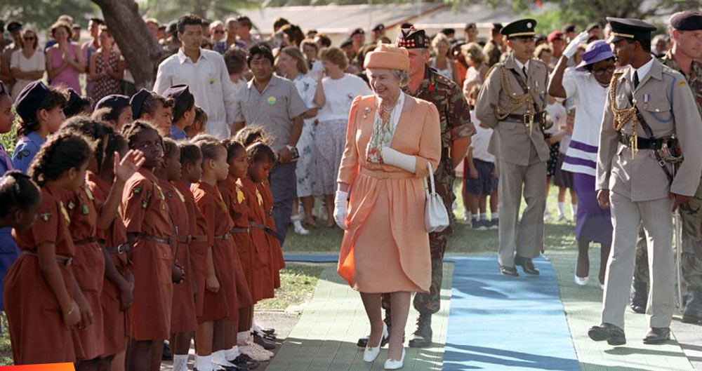 Her Majesty Queen Elizabeth the Second in Belize, 1994