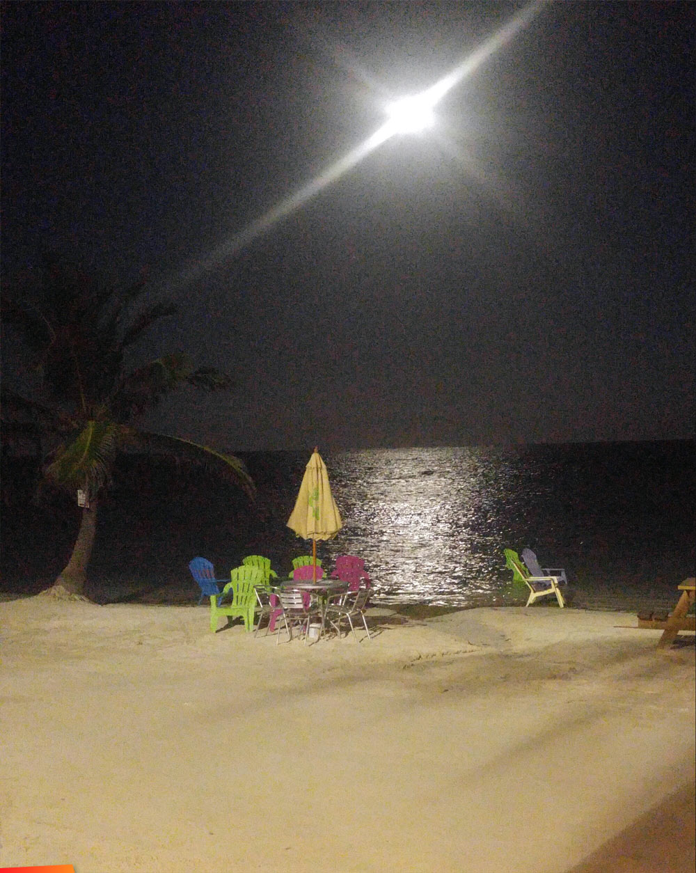 Super moon at Boca del Rio