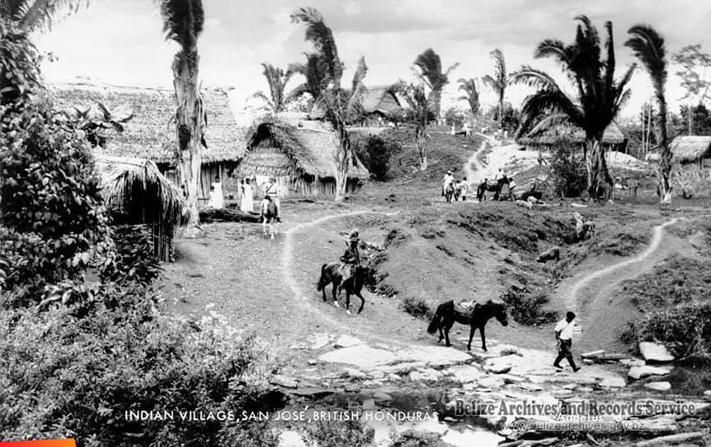 Maya Village of San Jose, Toledo, long ago