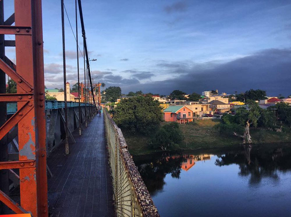 View off the Hawkesworth Bridge in San Ignacio/Santa Elena