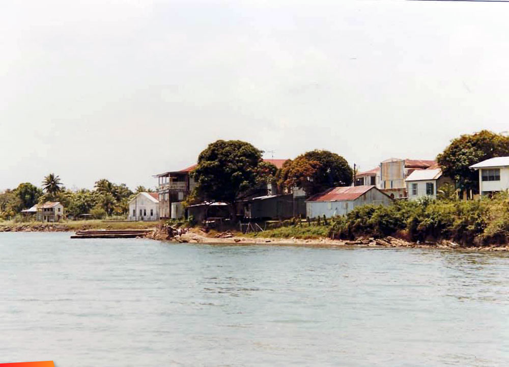 Shoreline views of Punta Gorda, 1970's and 1980's