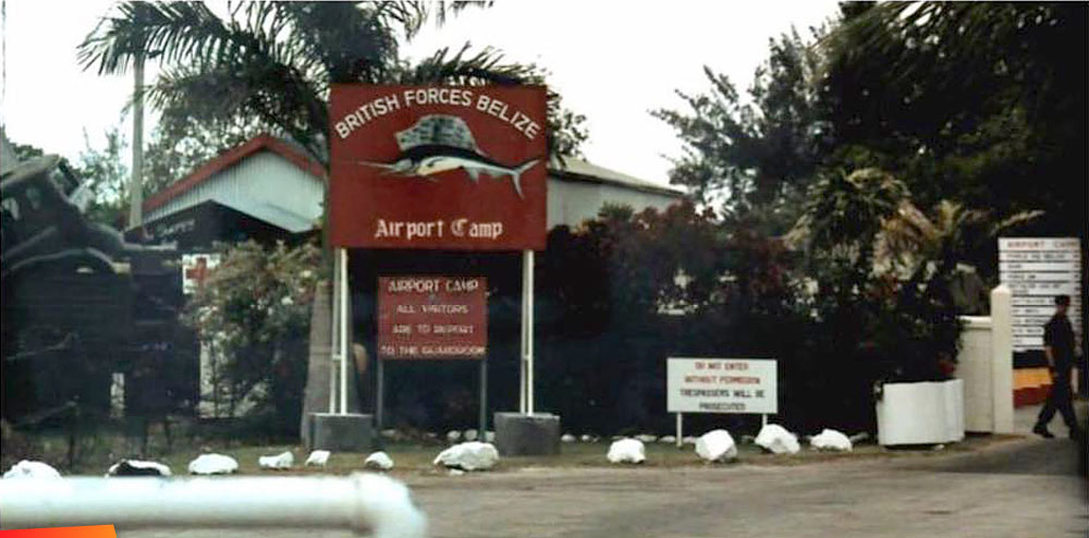 The Royal Air-Force and Army base in Belize, we know it as Belize Airport Camp, in Ladyville long ago