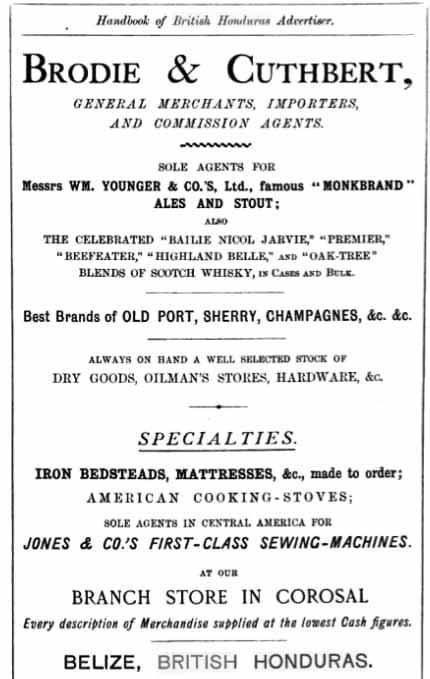 James Brodie Co Ltd Brodies Store in Belize City taken 1926 1931