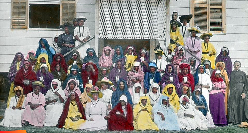 Large group of married women, 1914 in Punta Gorda