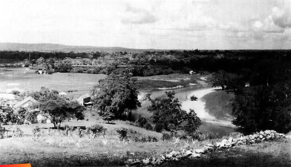 Old El Cayo Savannah on the banks of the Macal River, long ago