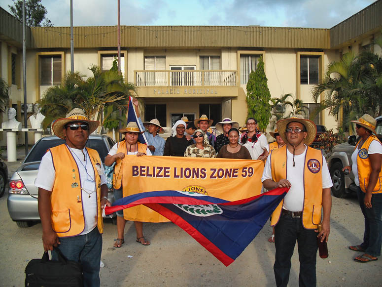Belize Lions Zone 59 Organization participating in the 69th Annual Isthmania Convention in Puerto Cortez, Honduras