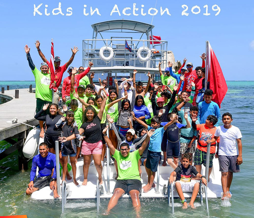 Group photo from the 2019 Kids in Action Summer Program