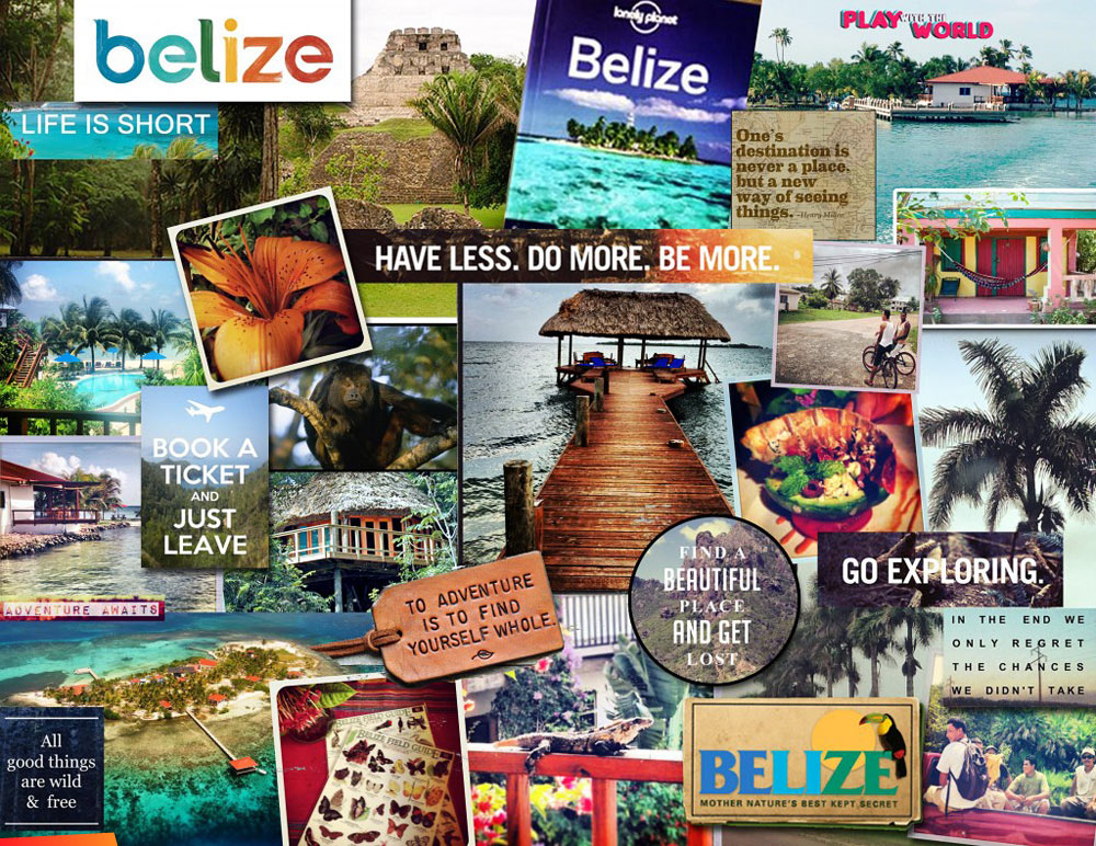 Awesome collage on Belize