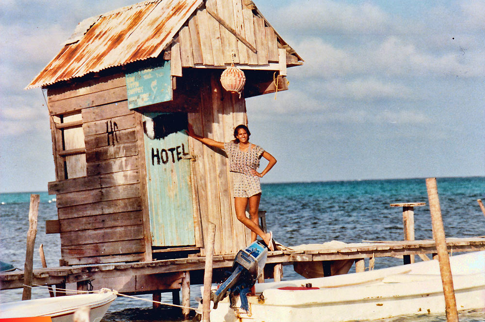 Celi Jean Greif (CJ) modeling in 1980