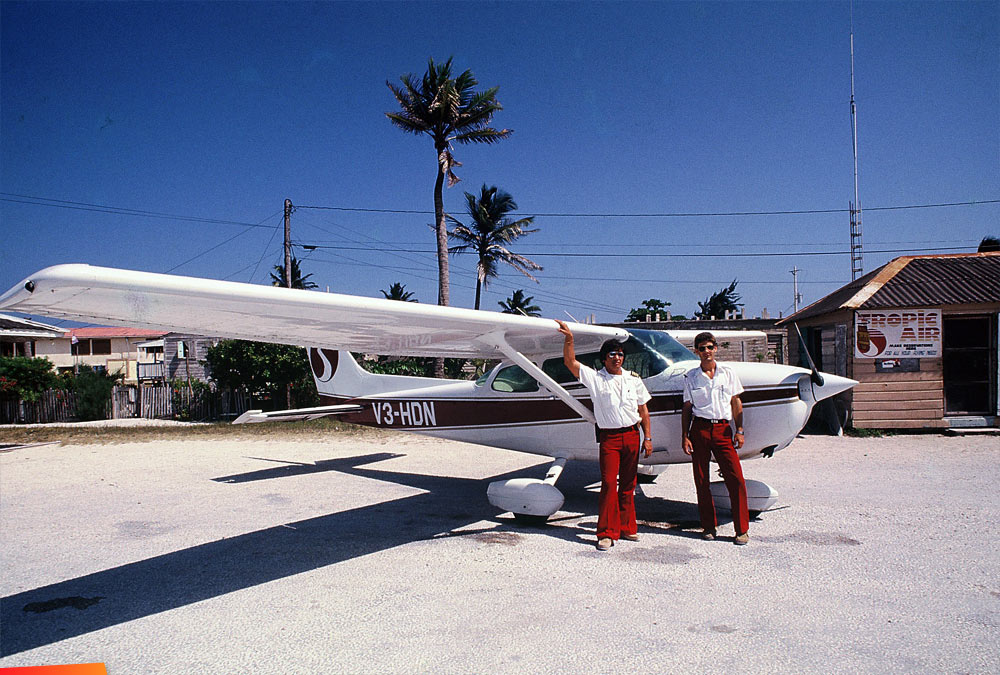 Fernando Trejo, first San Pedro pilot, 1980's