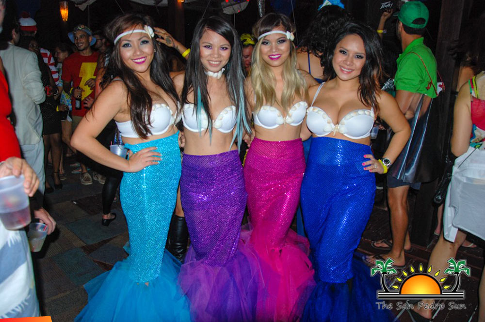 Four lovely mermaids, Holiday Hotels Halloween Bash 2015