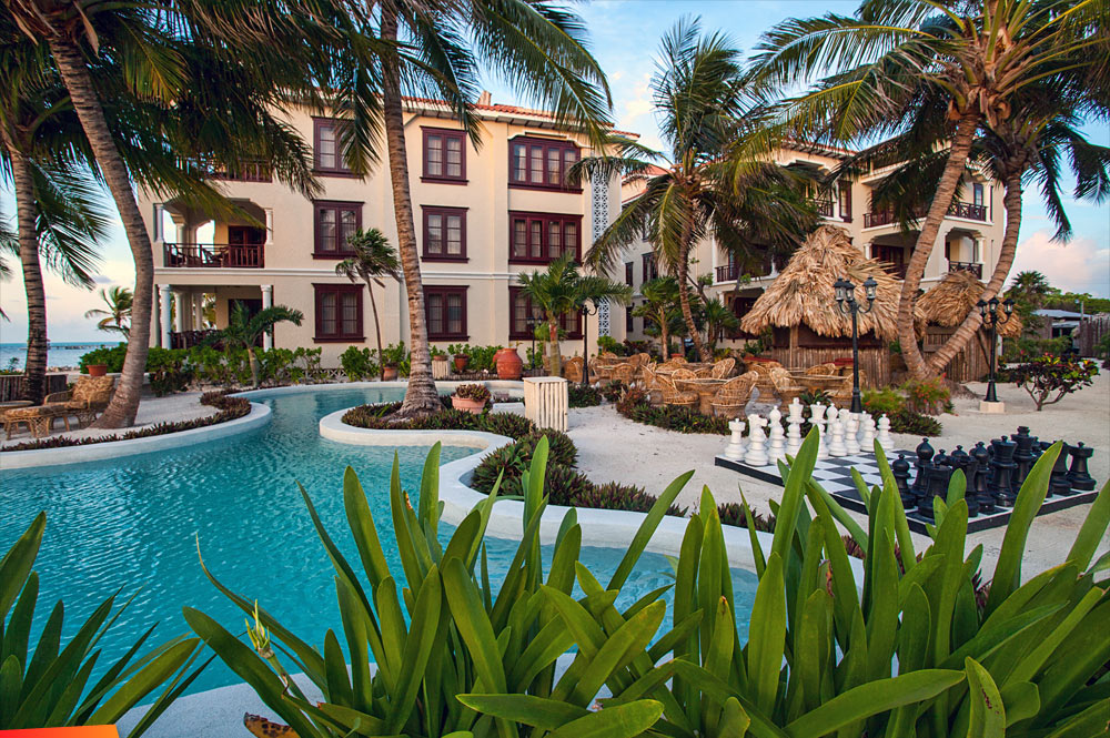 La Beliza Resort, located eight miles north of San Pedro Town
