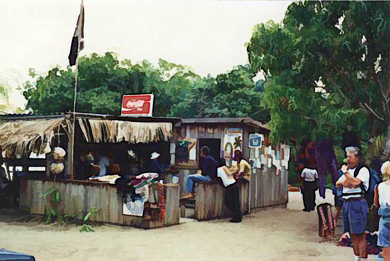Mike's Caribbean Club at the J-Byrds site, Placencia 1971