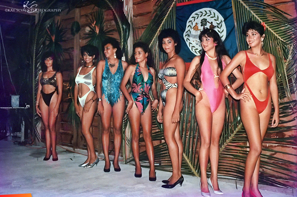 Beauty queens then... and still now... Miss San Pedro pageant, 1988