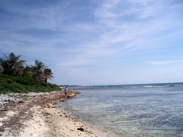 Robles Point, north end of Ambergris Caye