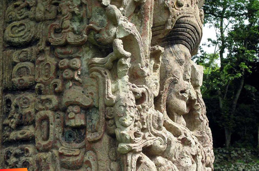 Maya stela (plural stelae)