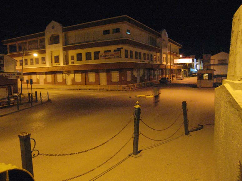 Belize City at night